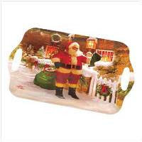 John Deere Santa Serving Tray