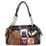 G Style & Shoulder Handbag Brown